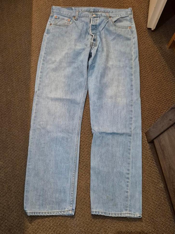 Levi's 501 W36 L32, Kleding | Heren, Spijkerbroeken en Jeans, Gedragen, W36 - W38 (confectie 52/54), Blauw, Ophalen of Verzenden