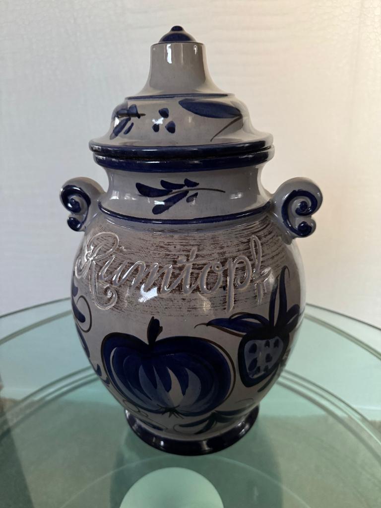 Large vintage ceramic Rumtopf, West Germany 1970s/1980s, Ophalen of Verzenden, Zo goed als nieuw
