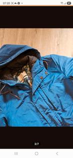 Mooie, warme winterjas van het merk Cast Iron. Small, Kleding | Heren, Jassen | Winter, Blauw, Ophalen of Verzenden, Zo goed als nieuw