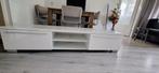 TV-meubel AAKIRKEBY wit hoogglans, Ophalen, Gebruikt, 150 tot 200 cm, Minder dan 100 cm