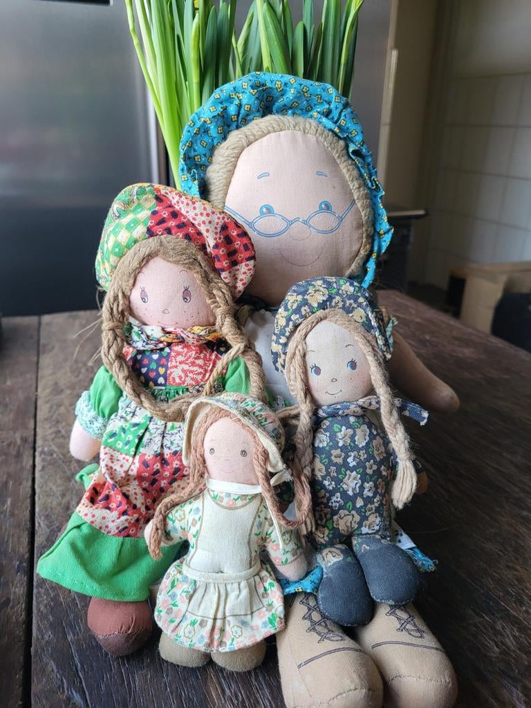 Holly Hobbie  popjes 4 stuks, Verzamelen, Ophalen of Verzenden, Gebruikt, Pop