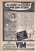 Retro reclame 1941 Vim zonder bon verkrijgbaar oorlogstijd, Verzamelen, Ophalen of Verzenden