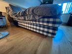 Hästens Boxspring Tweepersoonsbed, Ophalen, Gebruikt, Blauw, Tweepersoons