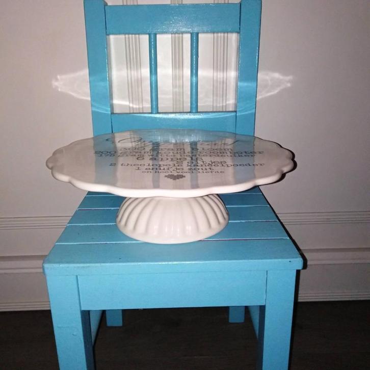 Oma's appeltaart taartschaal - Natuurlijk Yvon Yvon Jaspers, Huis en Inrichting, Keuken | Servies, Gebruikt, Schaal of Schalen