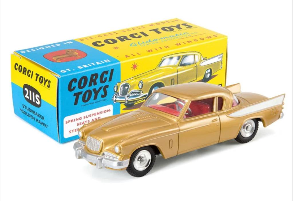 Studebaker Golden Hawk schaal 1/49 CORGI NEW ref. 211S, Verzenden, Nieuw, Auto, Corgi