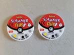 Pokémon Slammer Flippo, Brock, 2 stuks in zeer goede staat, Ophalen of Verzenden, Losse flippo's