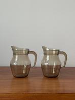 Twee kannen Arcoroc France, Huis en Inrichting, Keuken | Servies, Overige typen, Ophalen of Verzenden, Overige stijlen, Glas
