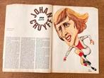 1972 JOHAN CRUYFF AJAX portret !, Verzamelen, Sportartikelen en Voetbal, Ophalen of Verzenden, Gebruikt, Ajax, Poster, Plaatje of Sticker