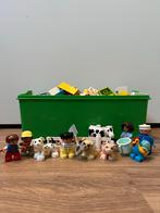 Lego Duplo boederij mix met opbergdoos - 1.5kilo, Kinderen en Baby's, Speelgoed | Duplo en Lego, Ophalen of Verzenden, Gebruikt
