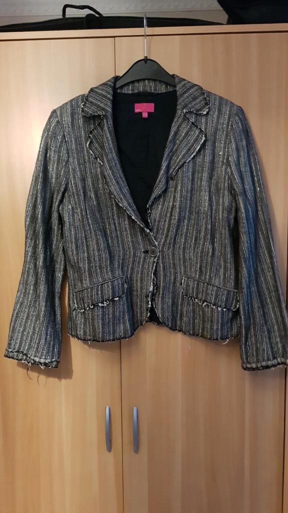 Zwart jasje mexx mt 42!, Kleding | Dames, Jasjes, Kostuums en Pakken, Zo goed als nieuw, Maat 42/44 (L), Zwart, Ophalen of Verzenden