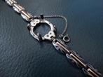 Verguld knijp horlogeband voor zakhorloge, art deco, gemerkt, Verzenden, Overige materialen, Overige typen, Verguld