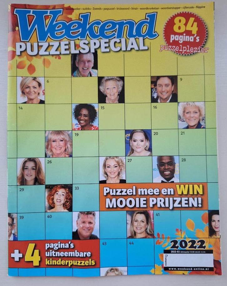 Weekend nieuw puzzelboek puzzelspecial, Hobby en Vrije tijd, Denksport en Puzzels, Nieuw, Puzzelboek, Meer dan 1500 stukjes, Ophalen of Verzenden