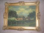 te koop prachtig groot schilderij boerderij !!, Ophalen