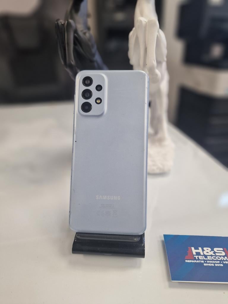 Galaxy A23 5G paars 64 GB 2 jaar garantie, Paars, Ophalen of Verzenden, Zo goed als nieuw, 64 GB