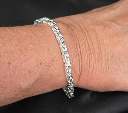 Zilveren Koningsarmband. 2025/550., Sieraden, Tassen en Uiterlijk, Armbanden, Nieuw, Zilver, Zilver, Ophalen of Verzenden