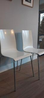 Sintesi Stoelen - Set van 2, Huis en Inrichting, Stoelen, Ophalen of Verzenden, Wit, Twee