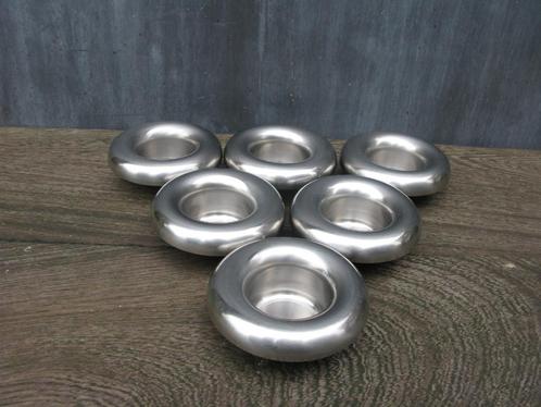 6 STELTON EIERDOPJES/ EGGCUPS ZELDZAAM, Huis en Inrichting, Keuken | Keukenbenodigdheden, Zo goed als nieuw, Ophalen of Verzenden