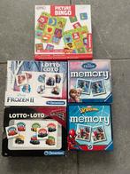 5x menory en bingo. Frozen, Cars en Spiderman, Ophalen of Verzenden, Gebruikt