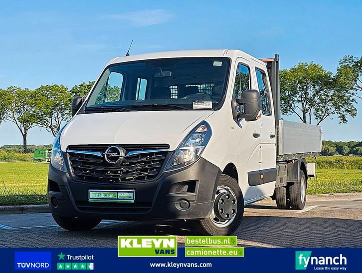 OPEL MOVANO 2.3 dub.cab open-laadbak, Auto's, Bestelauto's, Bedrijf, Te koop, ABS, Airconditioning, Centrale vergrendeling, Cruise Control