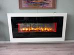 Sierhaard + ombouw merk living flame type Nottingham, Huis en Inrichting, Haarden, Ophalen, Zo goed als nieuw, Inbouwhaard, Elektrische haard