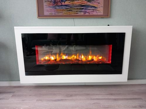 Sierhaard + ombouw merk living flame type Nottingham, Huis en Inrichting, Haarden, Zo goed als nieuw, Elektrische haard, Ophalen
