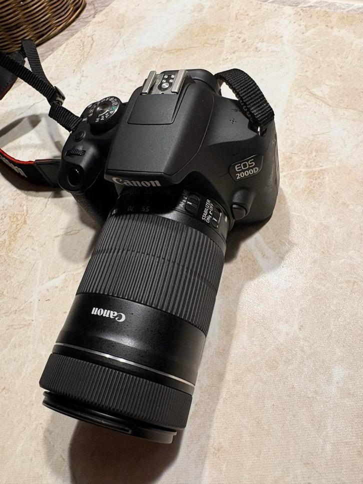 Canon EOS 2000D Spiegelreflexcamera - Perfecte Starter!, Audio, Tv en Foto, Fotocamera's Digitaal, Gebruikt, Spiegelreflex, Canon