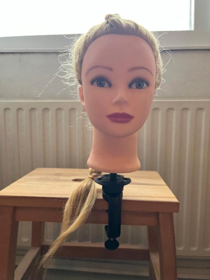 kappersoefenhoofd (blond), Hobby en Vrije tijd, Cursusmateriaal, Gebruikt, Overige typen, Meerdere media, Ophalen of Verzenden