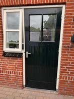Hardhouten achterdeur, Ophalen, Gebruikt, 80 tot 100 cm, Buitendeur