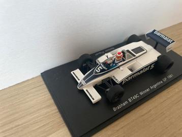 Spark s4347 piquet brabham 1981 1:43 zeldzaam! beschikbaar voor biedingen