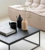ETHNICRAFT THIN BLACK salontafel, Ophalen, 50 tot 100 cm, Eikenhout, Zo goed als nieuw