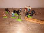 Vintage britains figuren en kano 11 stuks, Antiek en Kunst, Antiek | Speelgoed, Ophalen of Verzenden