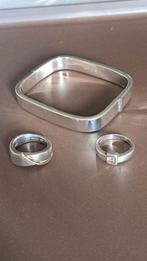 Zilveren sieraden lot - Viventy ring, 18 tot 19, Gebruikt, Ophalen of Verzenden, Met edelsteen