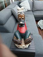 houten goofy beeld, Verzamelen, Disney, Ophalen, Goofy of Pluto, Zo goed als nieuw, Beeldje of Figuurtje