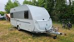 KNAUS SPORT 450 FU 2010, FRANS BED, MIDDENKEUKEN, RONDZIT, M, Caravans en Kamperen, Caravans, Rondzit, Vast bed, Particulier, Schokbreker