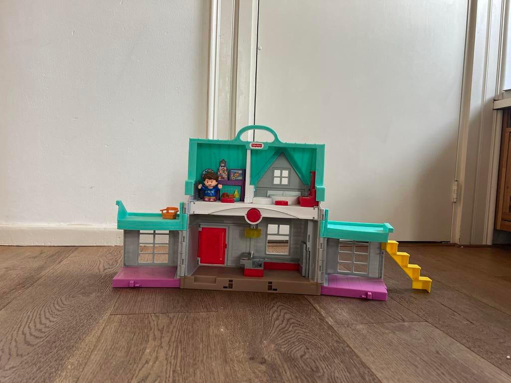Fisher-Price Little People Huis, Kinderen en Baby's, Speelgoed | Poppenhuizen, Ophalen of Verzenden, Gebruikt, Poppenhuis