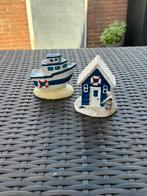 Decoratieve Beeldjes - Boot en Strandhuis, Ophalen of Verzenden, Zo goed als nieuw, Overige typen