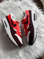 Nieuwe Nike Air Max 1 burgundy red maat eu 46 airmax one 90, Overige kleuren, Nike, Nieuw, Ophalen of Verzenden