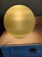 glazen bol lamp, Huis en Inrichting, Lampen | Tafellampen, Vintage design, Ophalen of Verzenden, Minder dan 50 cm, Glas