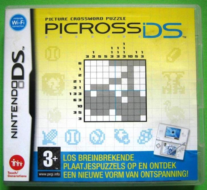 Picross DS, Spelcomputers en Games, Games | Nintendo DS, Gebruikt, 1 speler, Vanaf 3 jaar, Ophalen of Verzenden