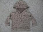 Capuchon sweater bruin hond trui maat 68 truitje, Kinderen en Baby's, Babykleding | Maat 68, C&A, Ophalen of Verzenden, Jongetje