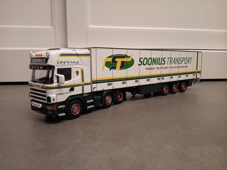 WSI Scania 144L Soonius, Hobby en Vrije tijd, Modelauto's | 1:50, Nieuw, Bus of Vrachtwagen, Wsi, Ophalen of Verzenden