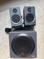 Logitech Z333 Speakers, Computers en Software, Pc speakers, Ophalen of Verzenden, Zo goed als nieuw, Audiokanaal 2.1, Logitech, Creative