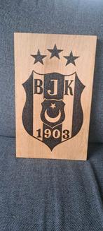 Besiktas logo op hout gebrand, Maat XL, Ophalen of Verzenden, Nieuw, Overige typen