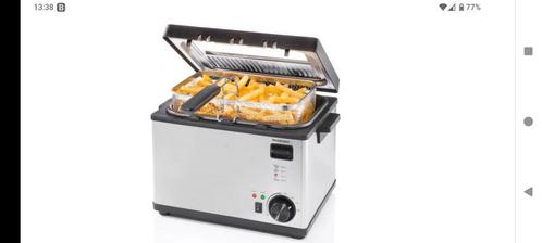 4L RVS Frituur pan nieuw in doos, Witgoed en Apparatuur, Frituurpannen, Zo goed als nieuw, 4 liter of meer, Ophalen