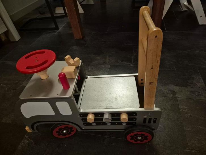 Houten Loopauto Klusauto I'm Toy, Kinderen en Baby's, Speelgoed | Buiten | Voertuigen en Loopfietsen, Gebruikt, Loopvoertuig, Ophalen