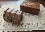 Sieraden doosjes. Als nieuw!, Ophalen of Verzenden, Zo goed als nieuw, Bruin, Hardcase