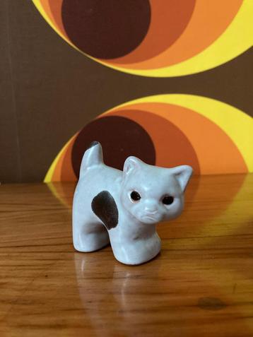 Jie zweden decoratief gestilleerde kat keramiek zwart wit beschikbaar voor biedingen