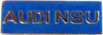 Audi NSU speld l.blauw, Verzamelen, Speldjes, Pins en Buttons, Verzenden, Nieuw, Transport, Speldje of Pin