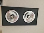 Opbouw spots 2x met 2 spots, Huis en Inrichting, Lampen | Spots, Ophalen, Overige materialen, Zo goed als nieuw, Modern