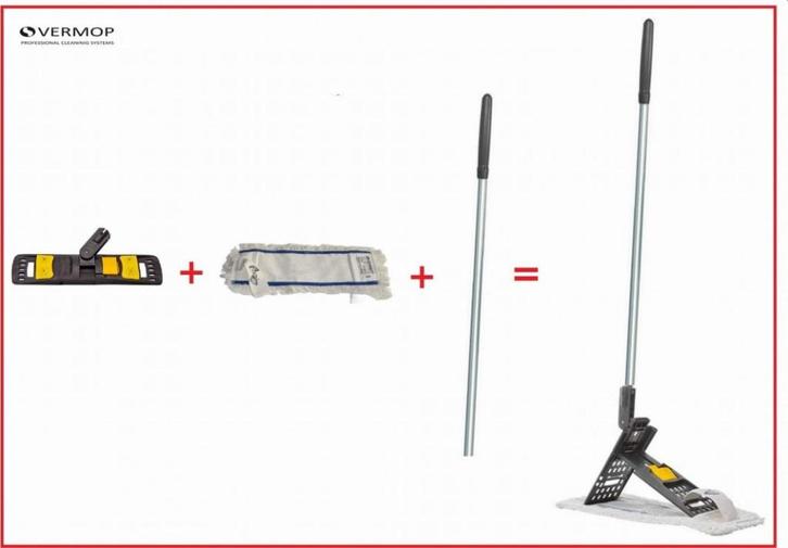 NIEUW! VERMOP Sprint Plus vloerwisser 50 cm steel €31,99, Huis en Inrichting, Schoonmaakartikelen, Mop of Dweil, Ophalen of Verzenden